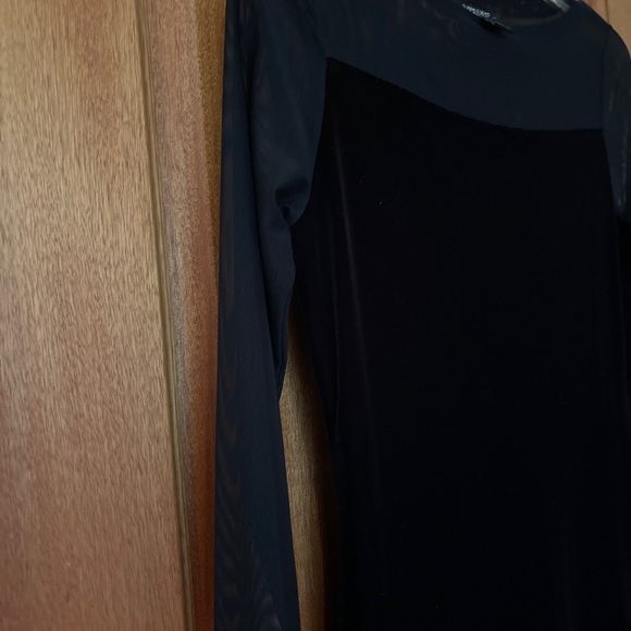 Karen Kane formal long velvet dress size P - Picture 2 of 4